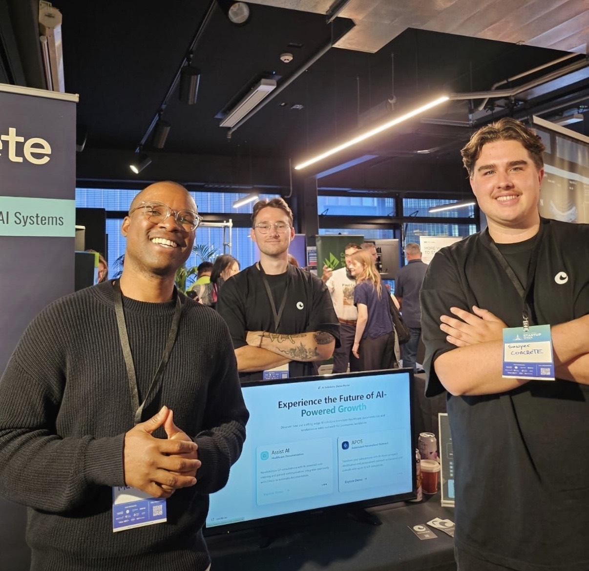 The Concrete team at Startup Week